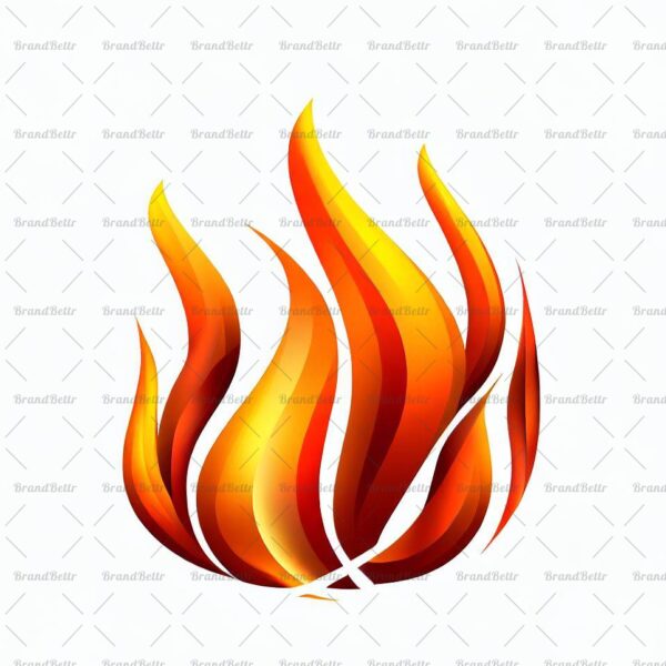Abstrakte Feuerflammen